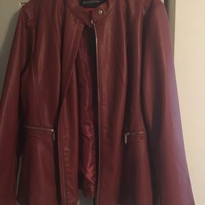 Faux Leather coat NWT